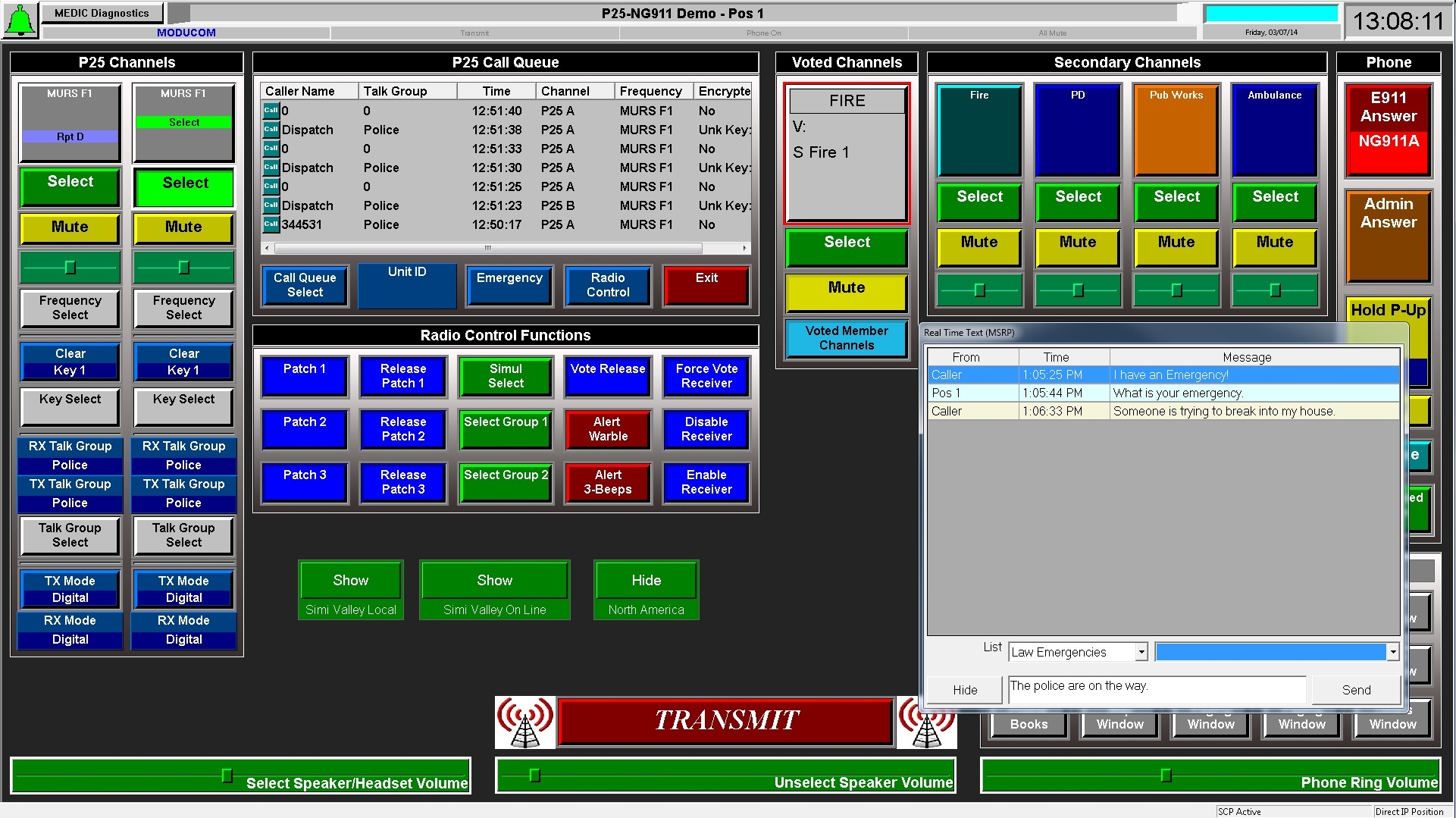 Text to 911 MSRP Moducom Example 01 - no MAP